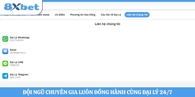 Đội ngũ chuyên gia luôn đồng hành cùng đại lý 24/7
